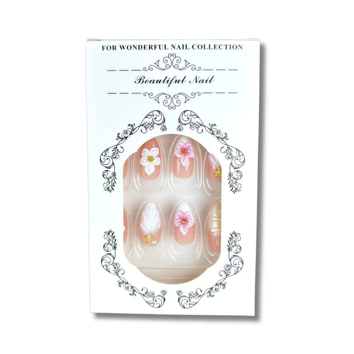 Blumen Kunst Press-On Nagelset