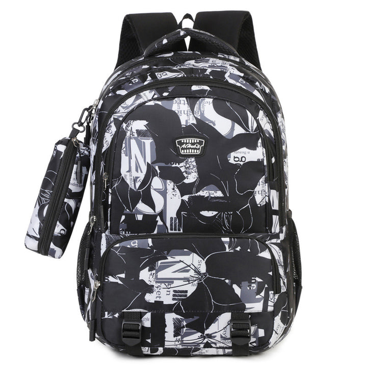 Multifunktionaler Grafikdruck Laptop-Rucksack