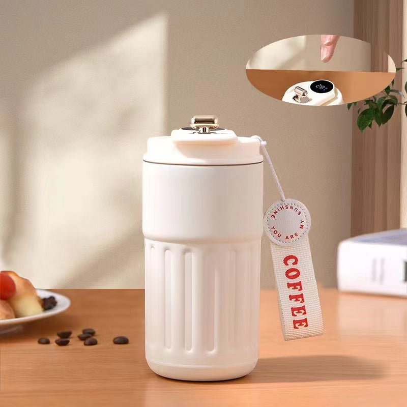 Unisex isolierter Kaffeebecher mit praktischem Deckel Karnz
