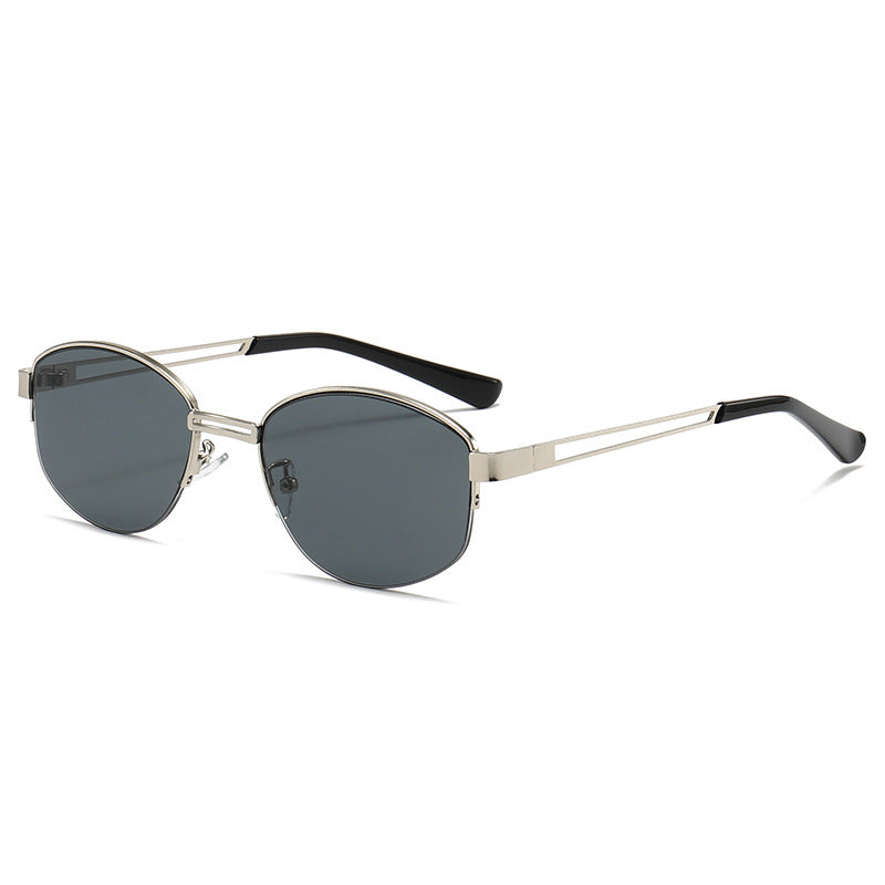 Damen modische Brille mit modernem Metallrahmen Karnz
