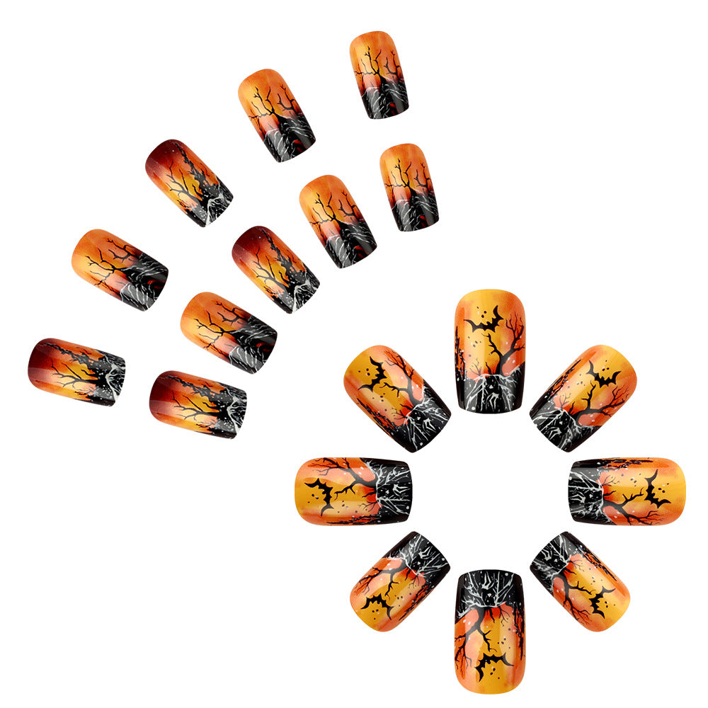 Kreatives Halloween-Themen Nagelkunstset Karnz