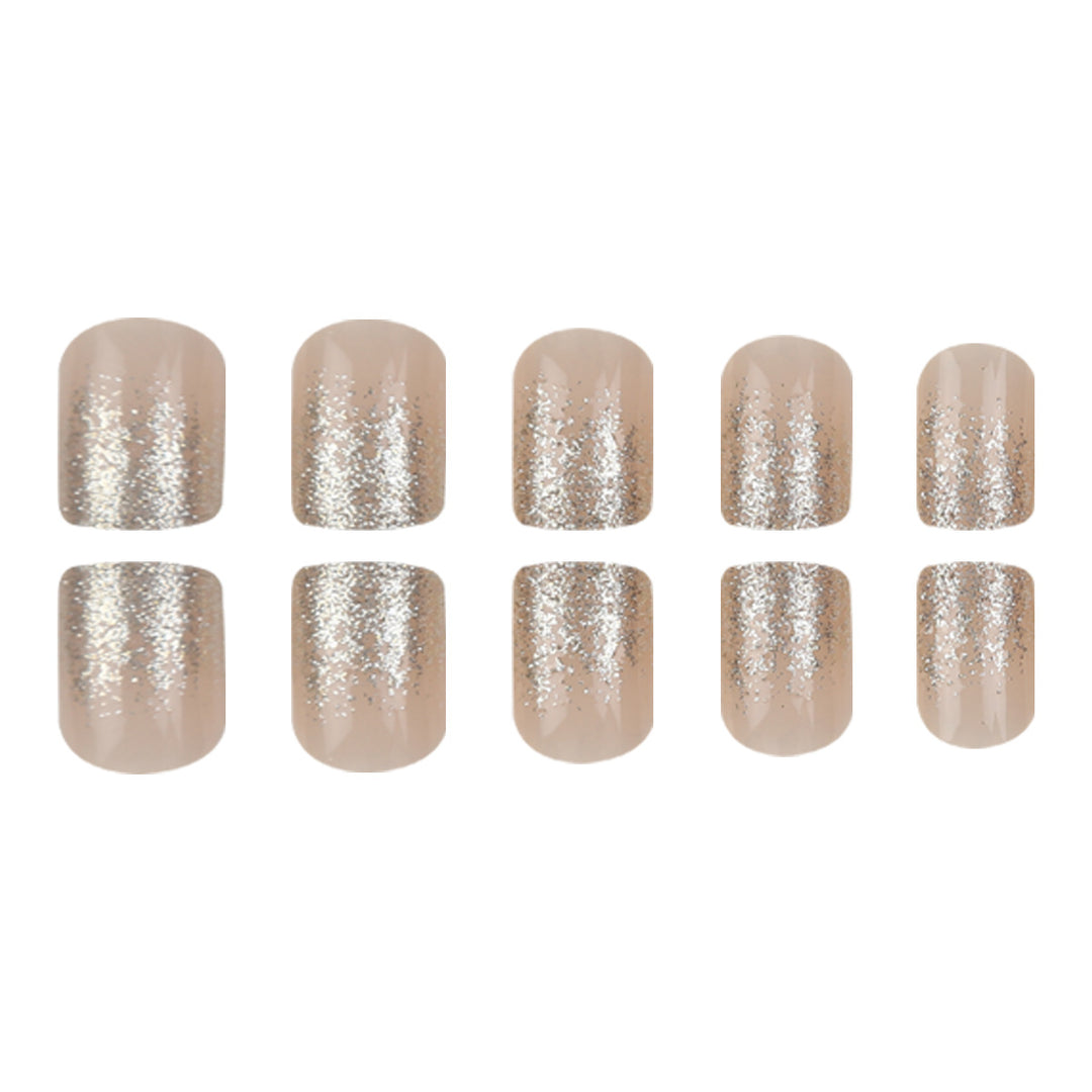 Glitter Ombre Drucknägel Karnz