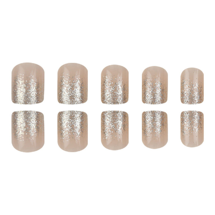 Glitter Ombre Drucknägel Karnz