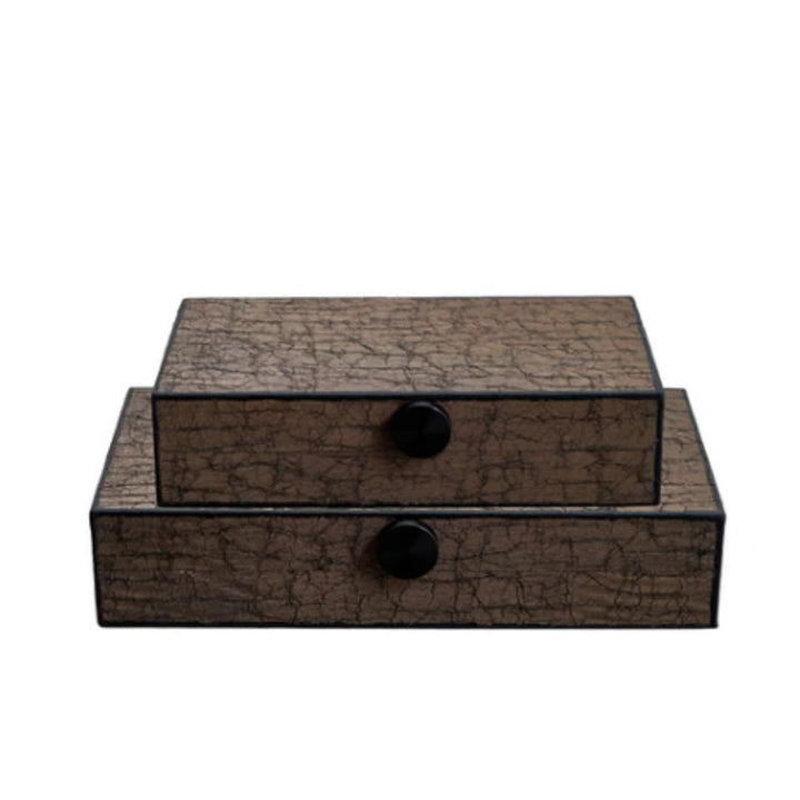 Zeitgenössisches dekoratives Aufbewahrungsbox-Set