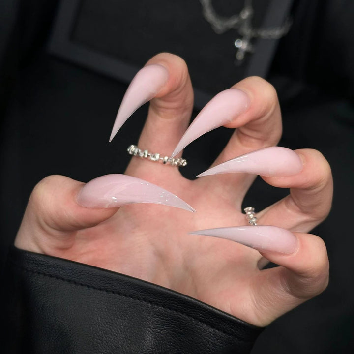 Elegante Stiletto Press-On Nagelverstärkungen