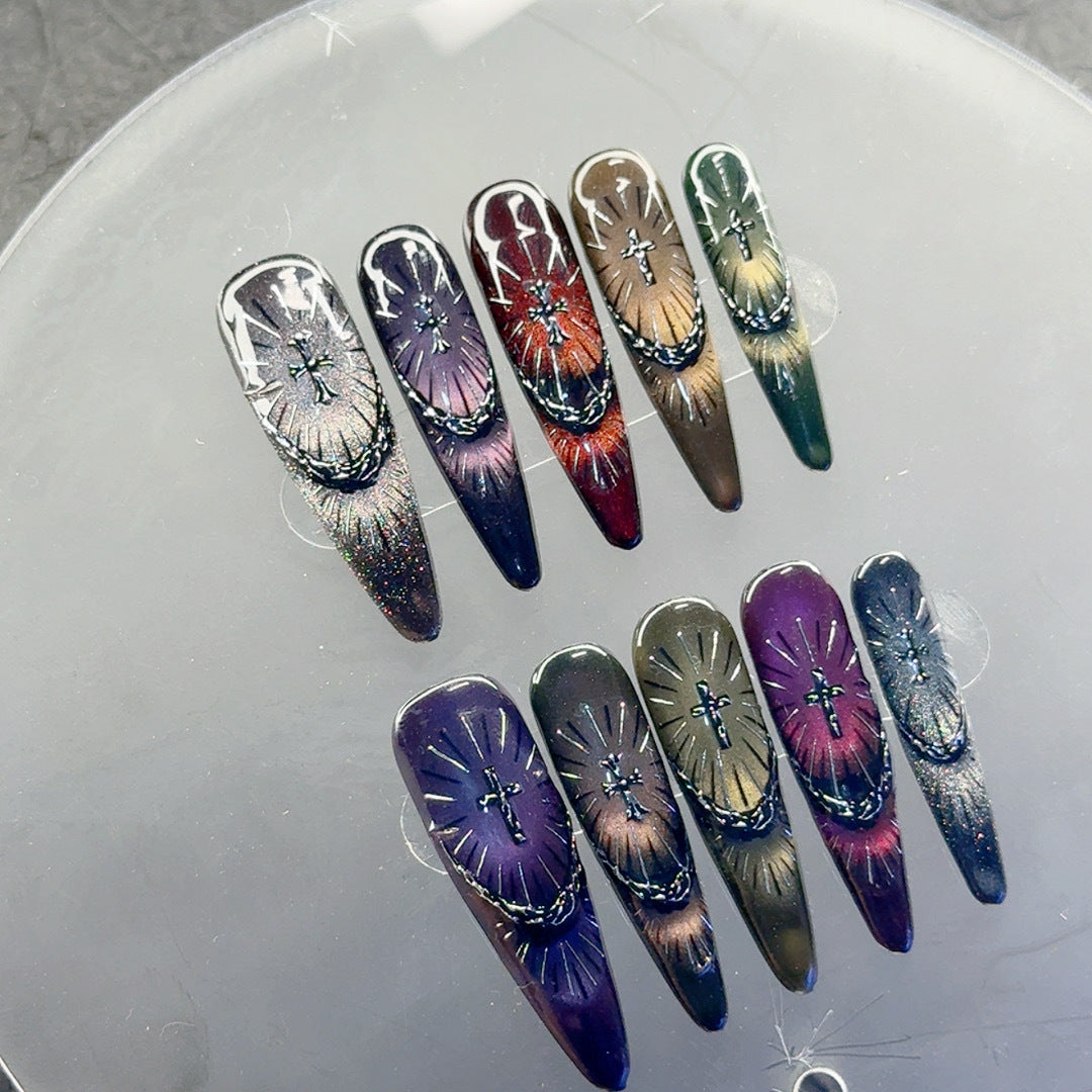 Dekorative Gel-Nagelkunst