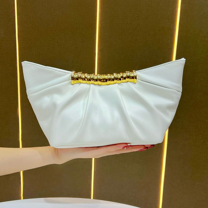 Stilvolle gefältete Handtasche