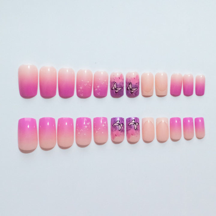 Künstlerisches Schmetterling Nail Art Set