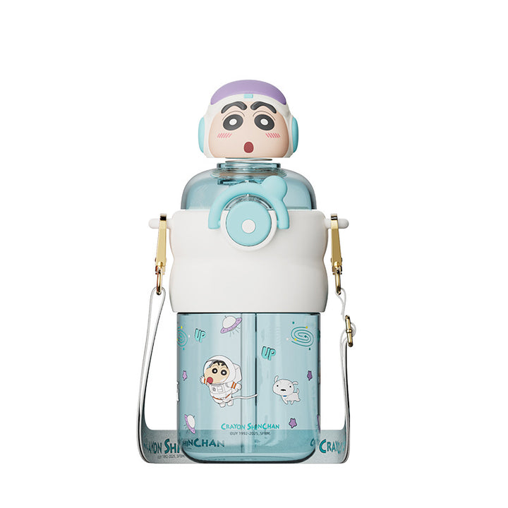 Damen Trinkflasche mit interactivem Charakterdeckel Karnz