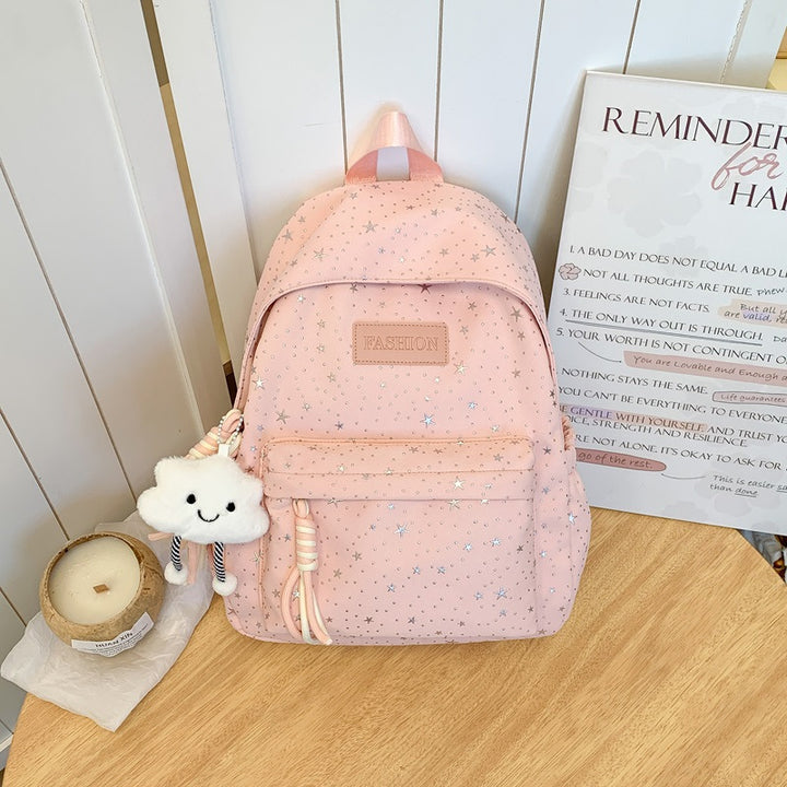 Stylischer Rucksack mit Sternmuster