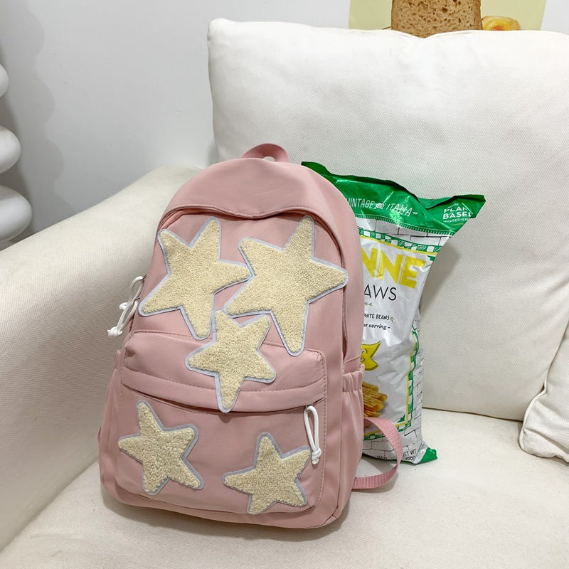 Stern-verzierte lässige Rucksack