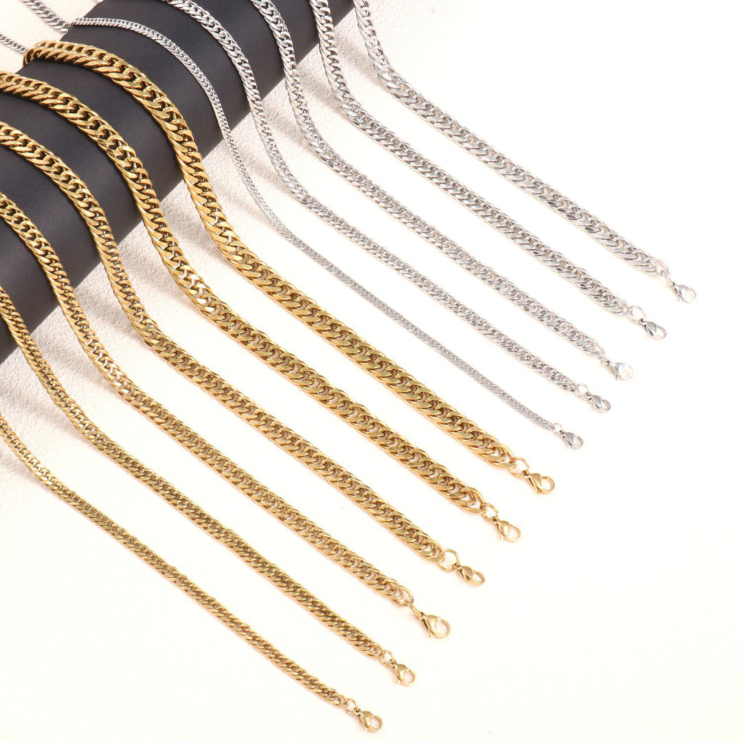 Stylische Chunky Geflochtene Kettenarmband Karnz