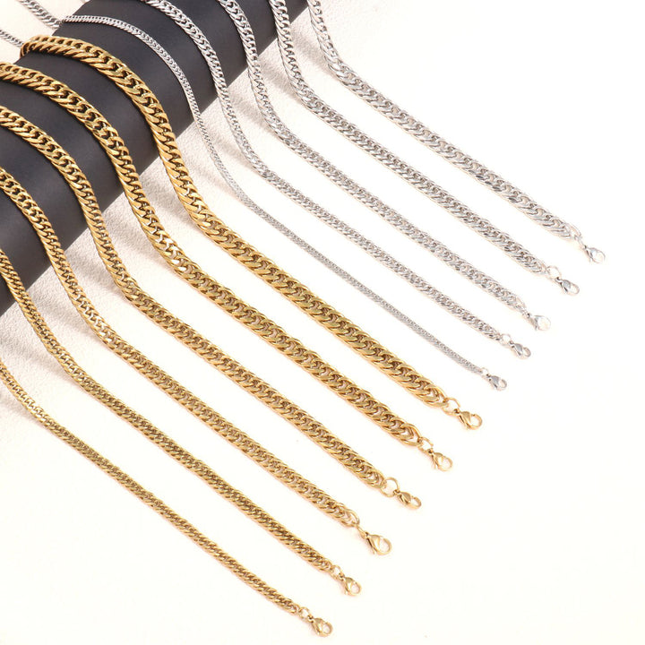 Stylische Chunky Geflochtene Kettenarmband Karnz