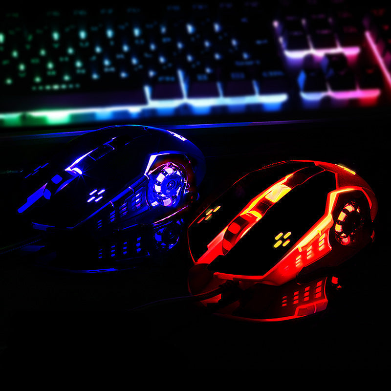 Ergonomische RGB Gaming Maus Karnz
