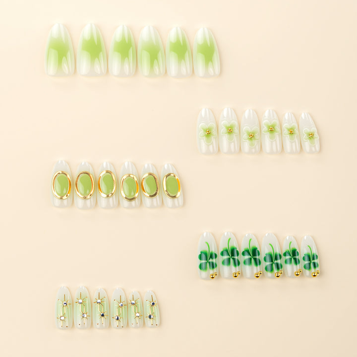 Elegantes Press-On-Nagelkunst-Set