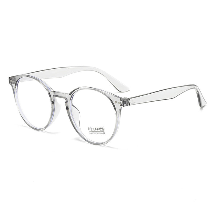 Damen Cat-Eye Sonnenbrille mit transparentem Rahmen Karnz
