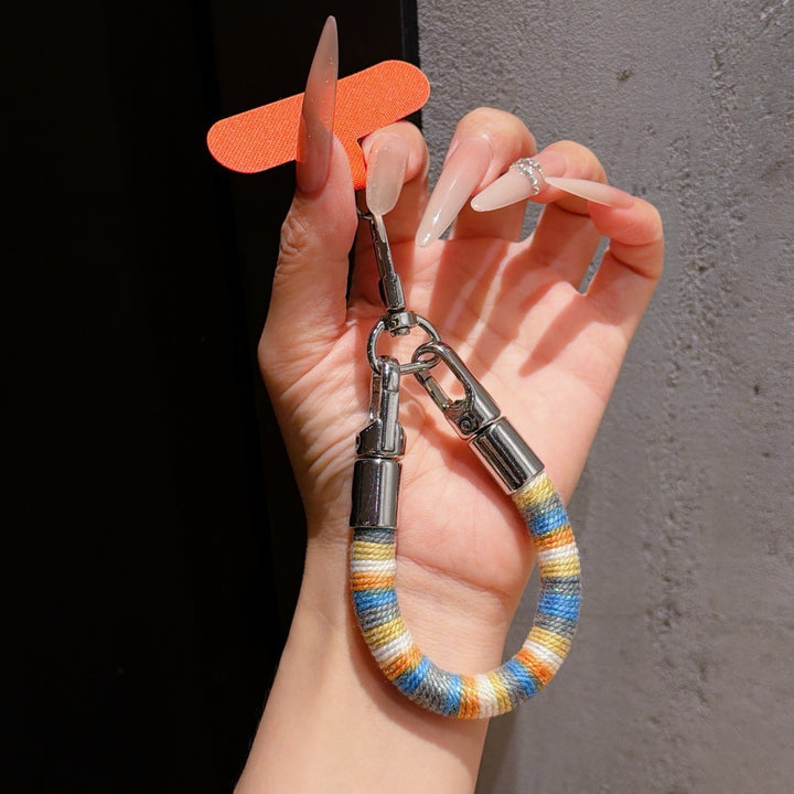 Bunter Texturierter Schlüsselanhänger Halter Karnz