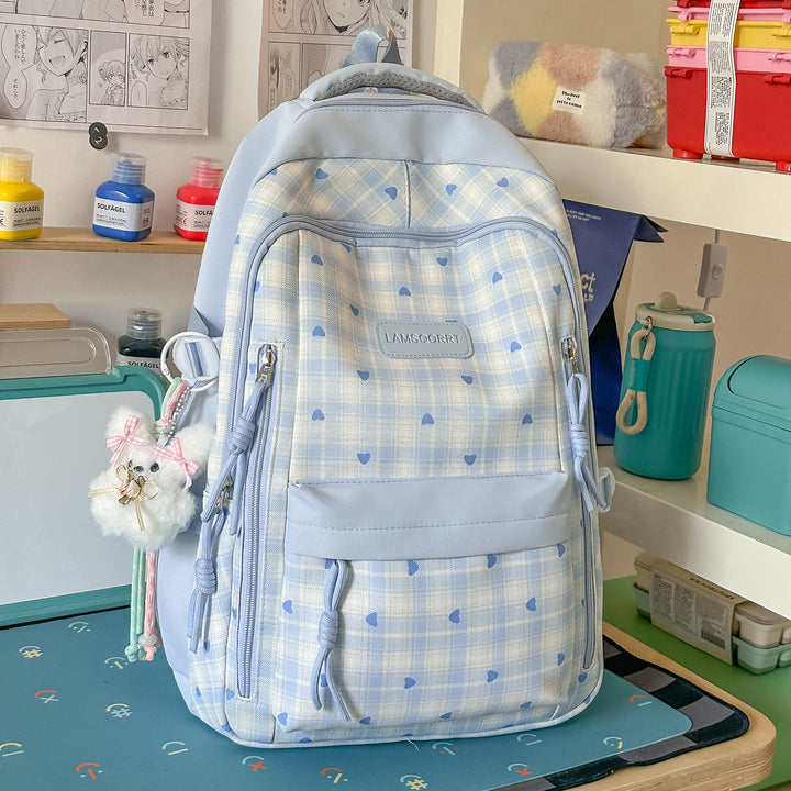 Multi-Funktionale Karierte Rucksack Karnz