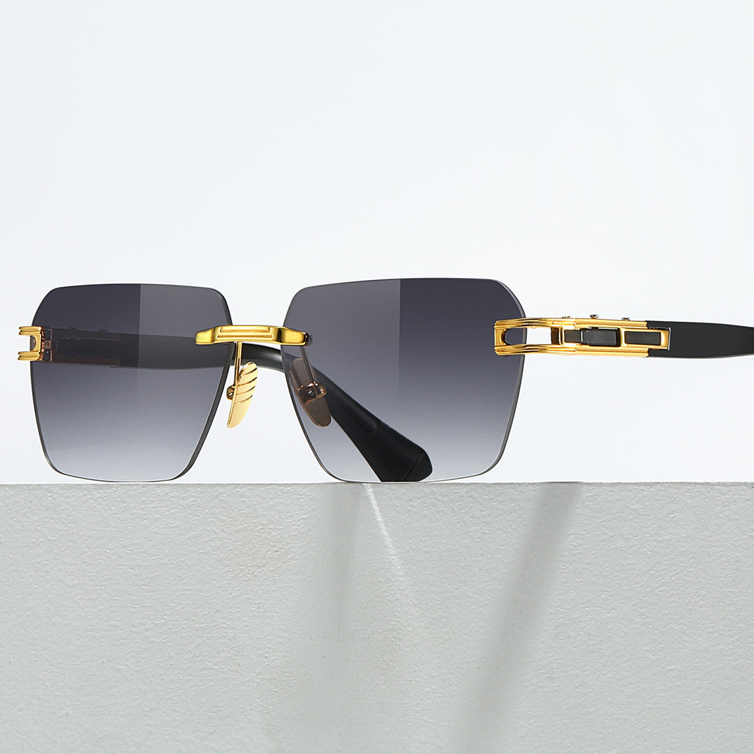 Fashion-Forward Übergroße Quadratische Sonnenbrillen Karnz