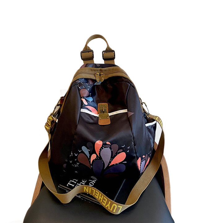Künstlerischer Floral Zugbeutel Rucksack Karnz