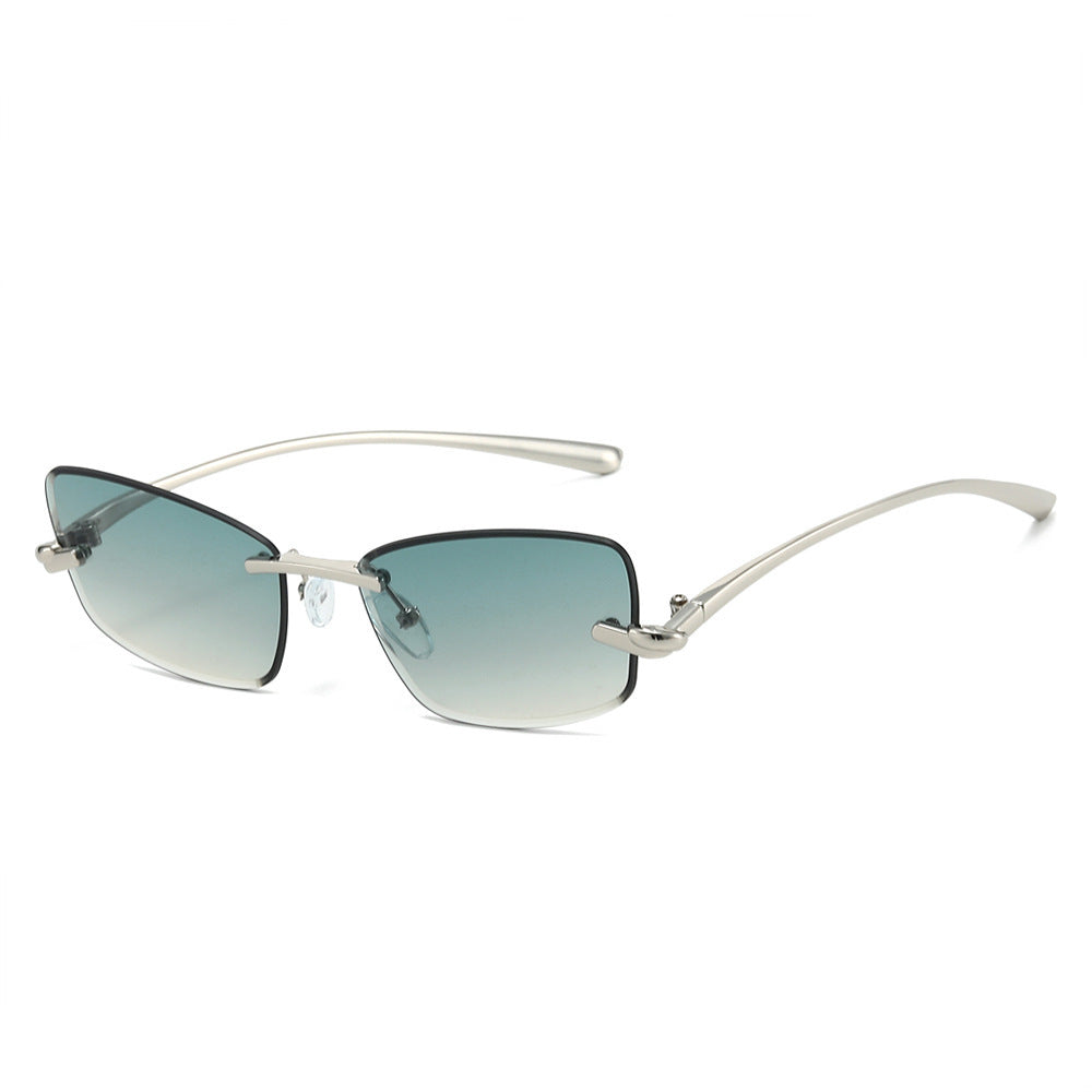 Luxuriöse Sonnenbrille mit weitem Rand Karnz