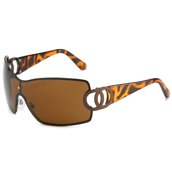 Stylische Chunky Quadratrahmen Sonnenbrillen Karnz