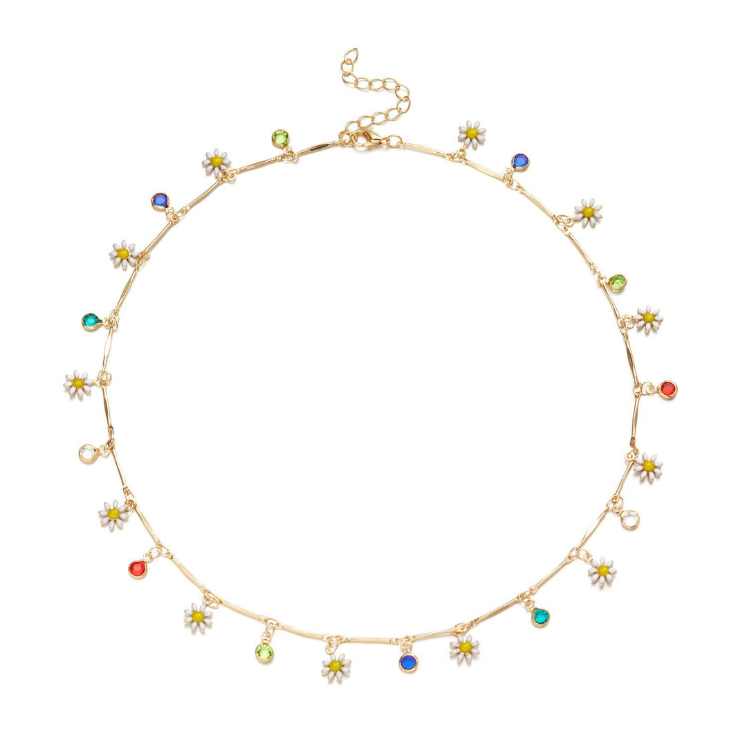 Herz Charm Statement Halskette Karnz