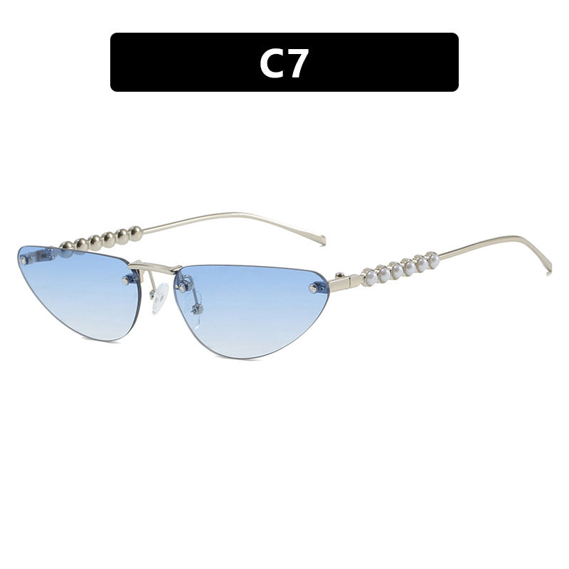 Damen Cat-Eye Sonnenbrille mit luxuriösen Details und schützendem UV-Filter Karnz