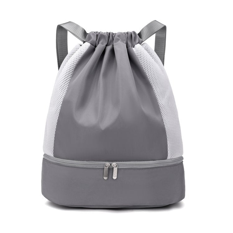 Leichter Mesh Zugbeutel Rucksack Karnz