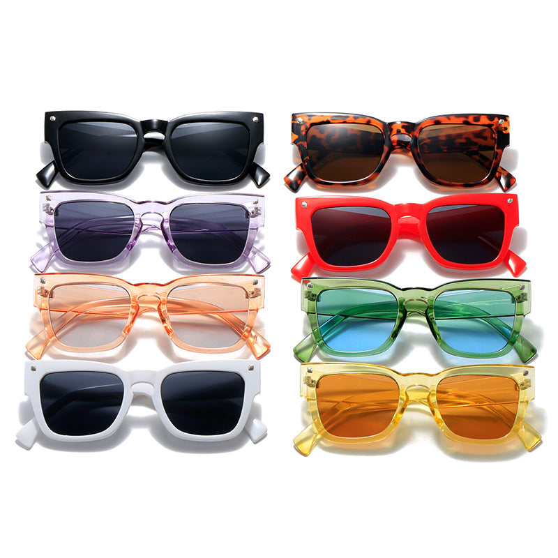 Damen modische Sonnenbrille im trendigen quadratischen Design Karnz