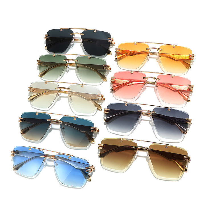 Elegante geometrische Sonnenbrille Karnz