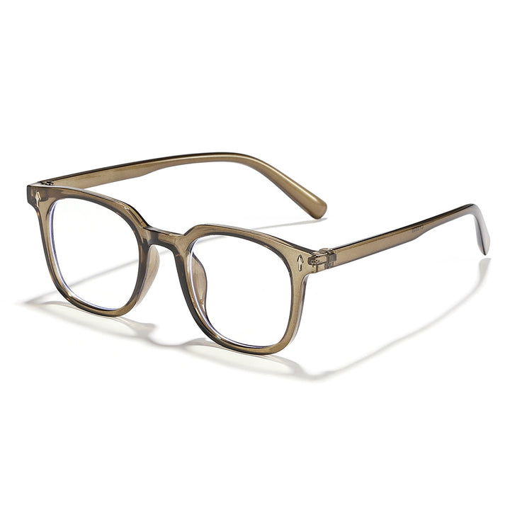 Damen modische Sonnenbrille mit transparentem Rahmen und UV-Schutz Karnz
