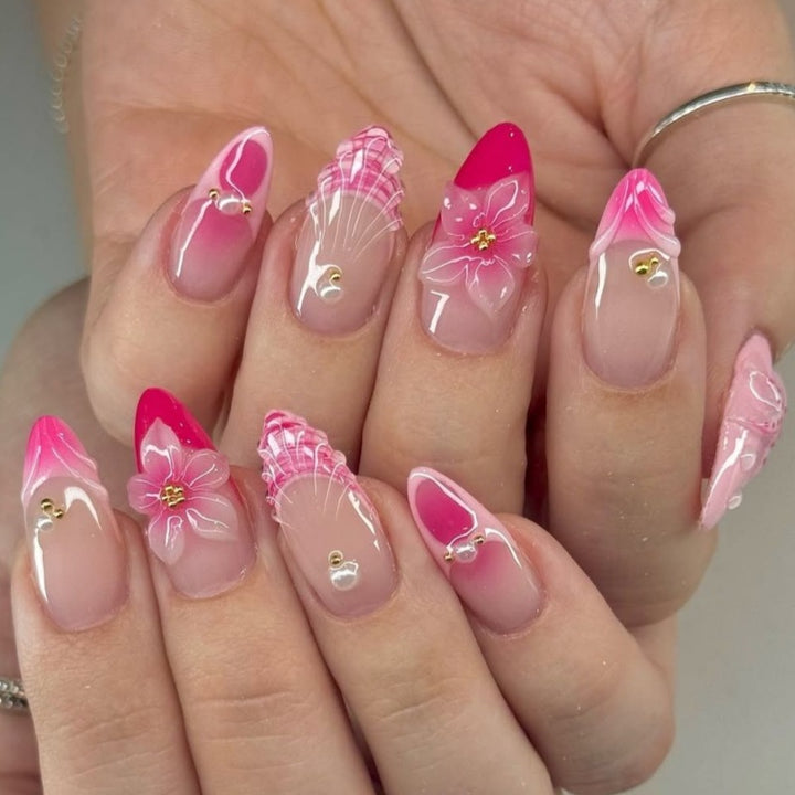 Tierisch inspiriertes Press-On-Nagelkunst-Set Karnz