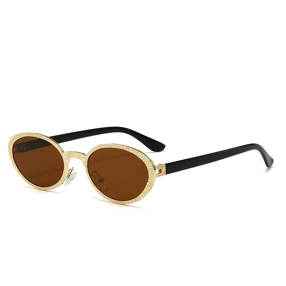 Damen Glamouröse Sonnenbrille mit luxuriösem Schmuckrahmen Karnz