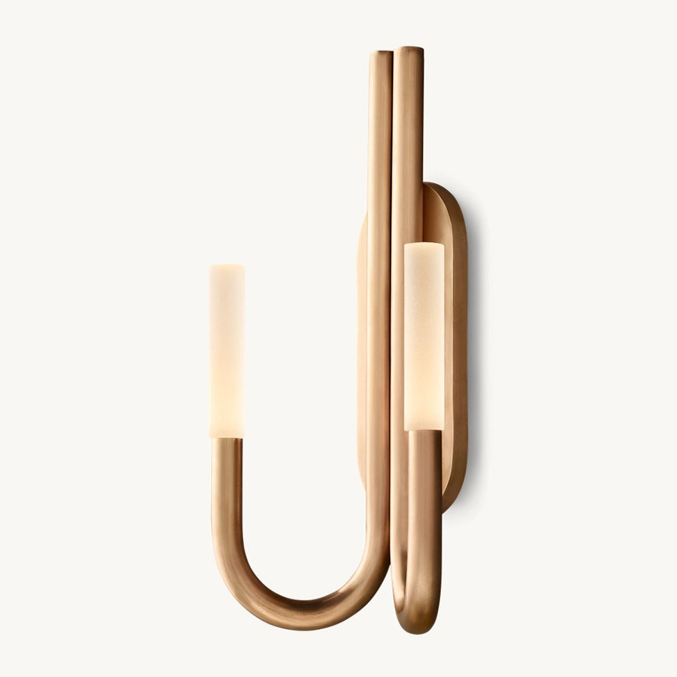 Moderne Doppelarm-Wandlampe