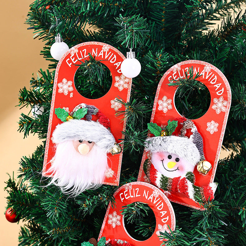 Dekorative Weihnachtsdeko Türschild Karnz