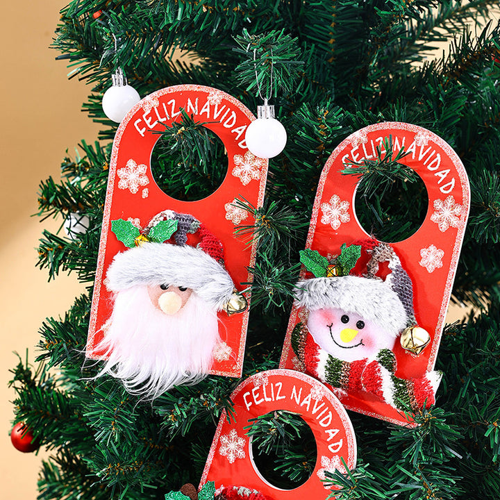 Dekorative Weihnachtsdeko Türschild Karnz