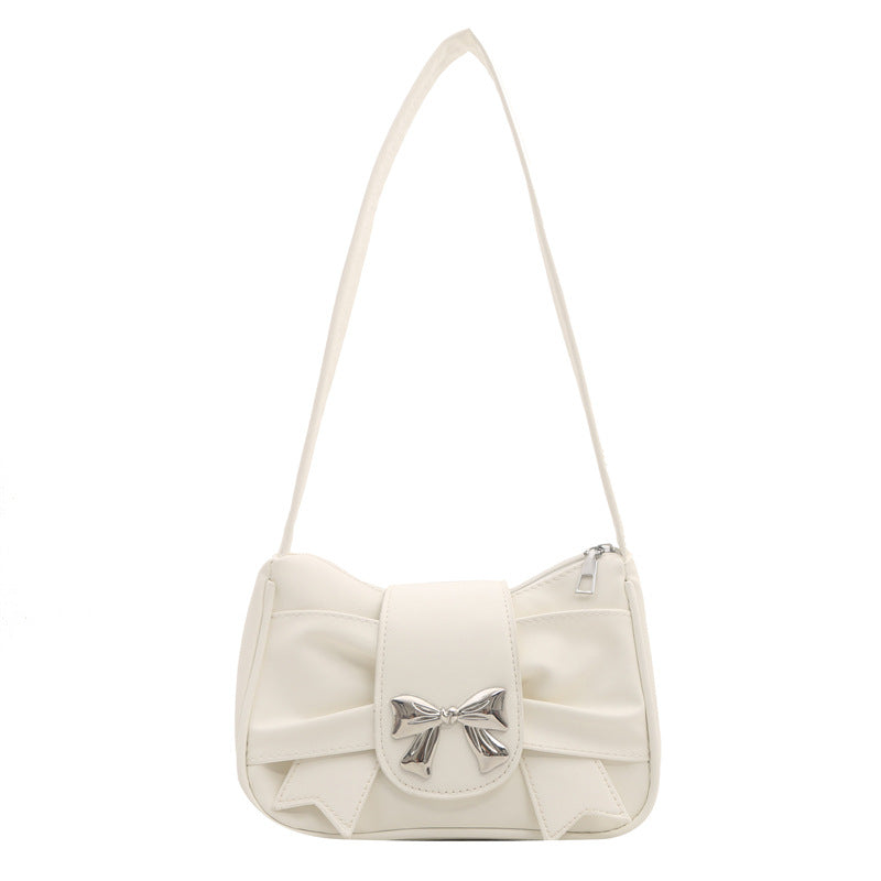 Elegante Schleifenakzent Schultertasche Karnz