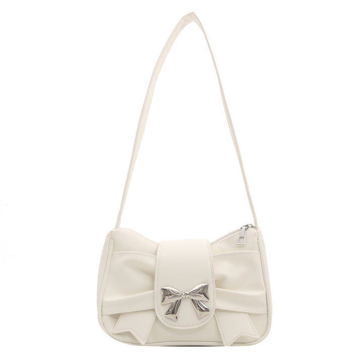 Elegante Schleifenakzent Schultertasche Karnz