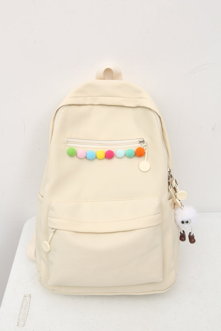 Praktischer Rucksack mit Farbenfrohen Applikationen Karnz