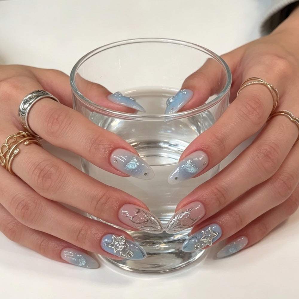 Künstlerisches Press-On Nail Art Set Karnz