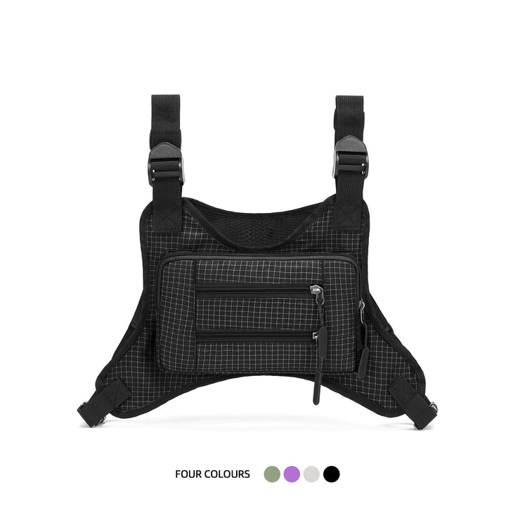 Verstellbare Utility-Brusttasche Karnz