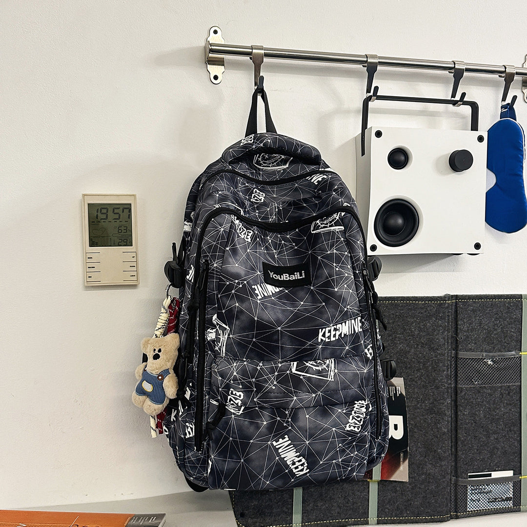 Trendiger Gemusterter Rucksack Karnz