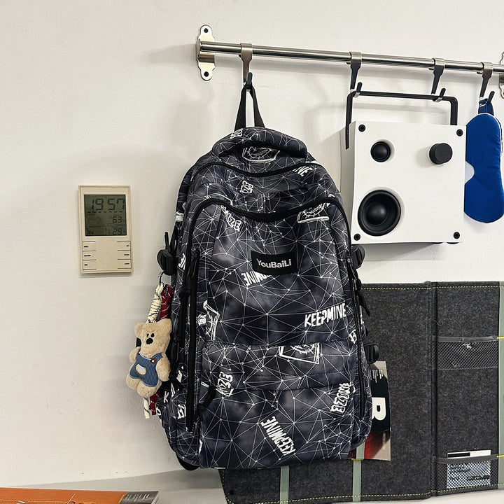 Trendiger Gemusterter Rucksack Karnz