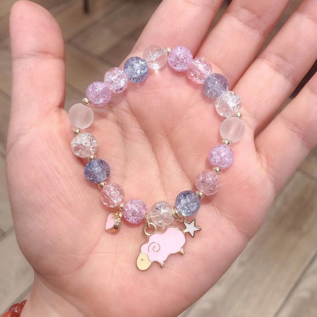 Verspielt Perlen Charm Armband Karnz