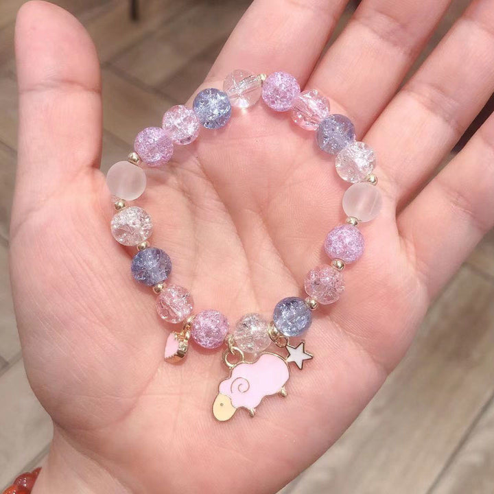 Verspielt Perlen Charm Armband Karnz