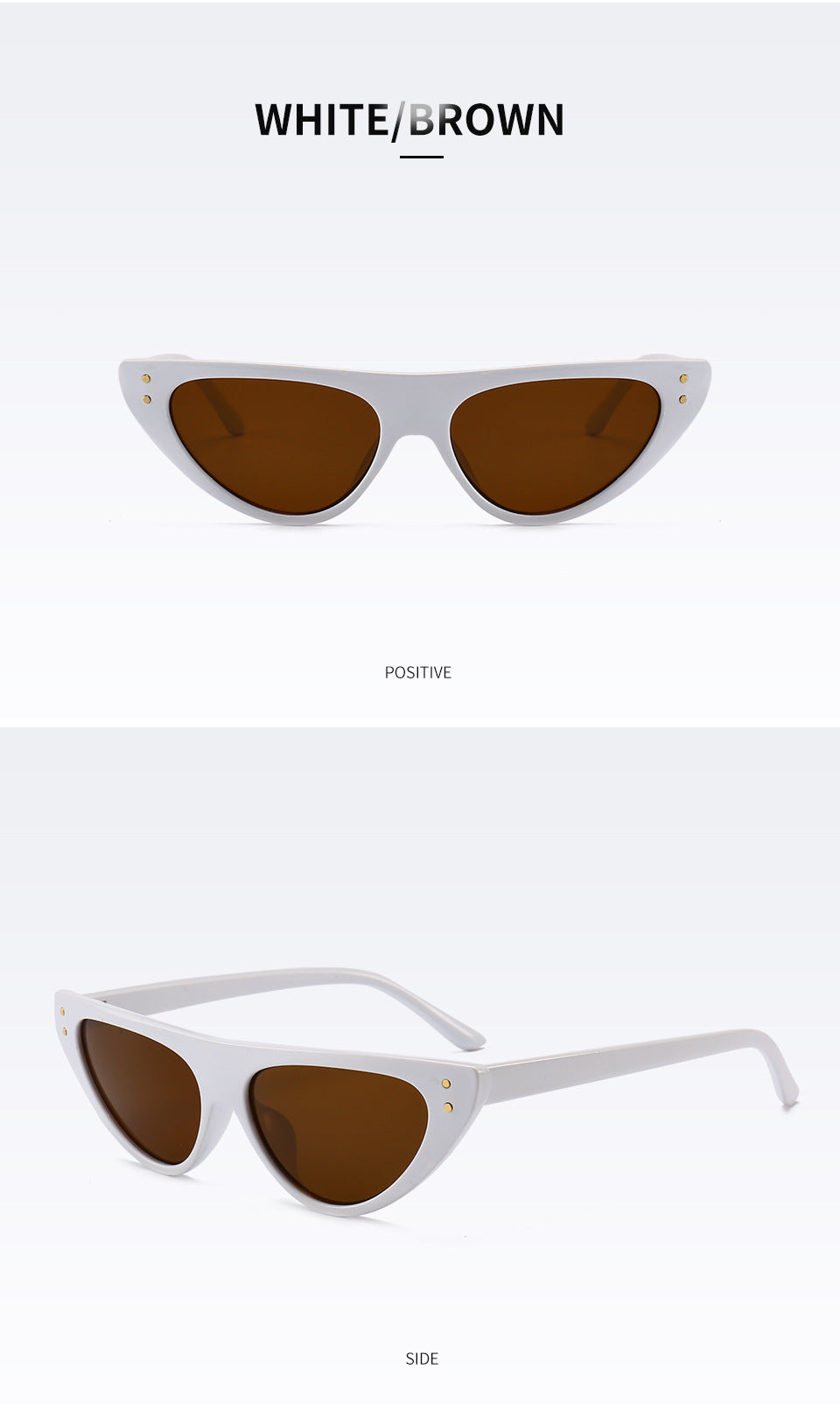 Chic Cat-Eye Sonnenbrille mit erhöhtem Design Karnz