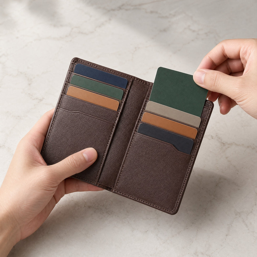 Premium Leder Geldbörse Hülle Karnz