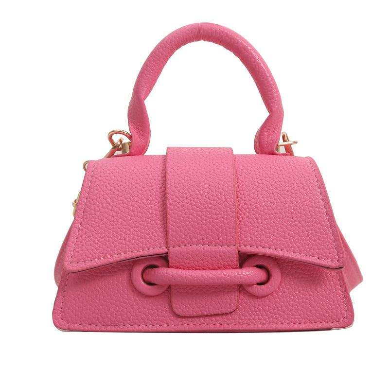 WoLuxurious Texturierte Leder Schultertasche Karnz