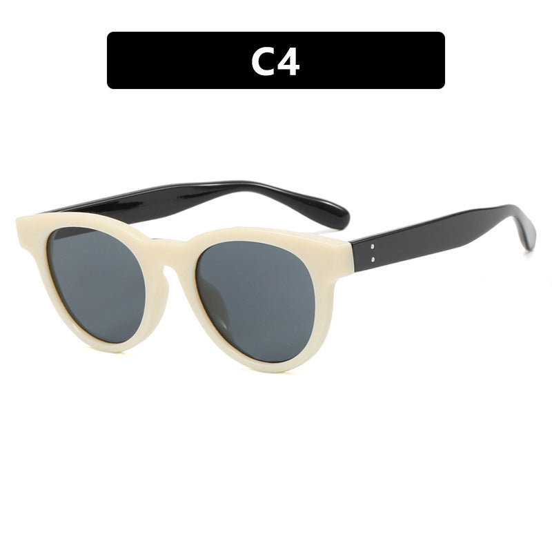 Damen stilvolle Sonnenbrille im trendigen Retro-Design Karnz